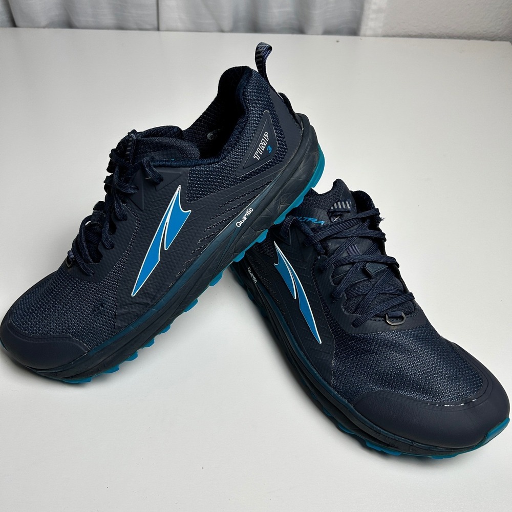 Altra Timp 3 Mens Trail Running Shoes Navy Blue ALOA4VQI442 Size 12